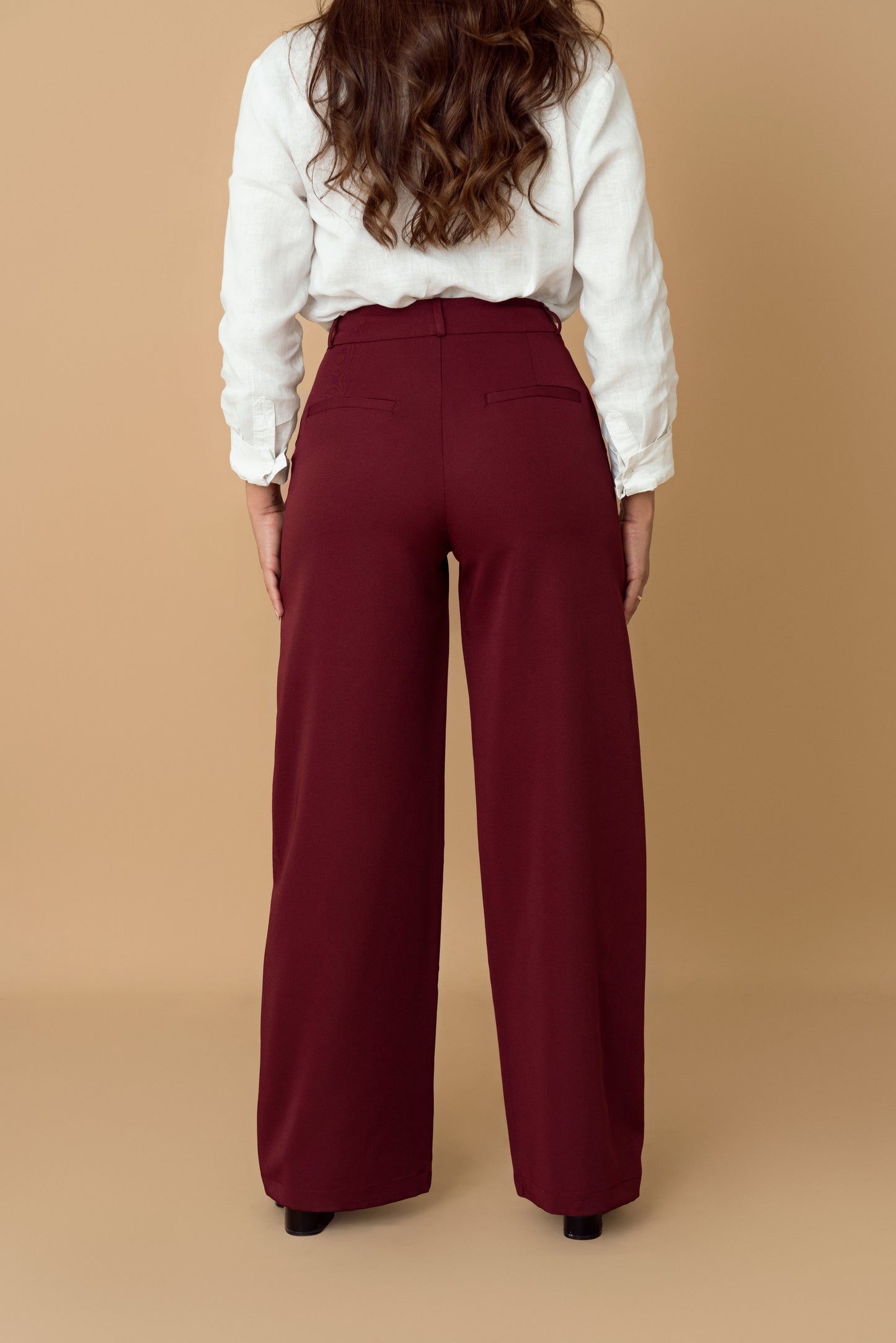 COCO TROUSER BURGUNDY
