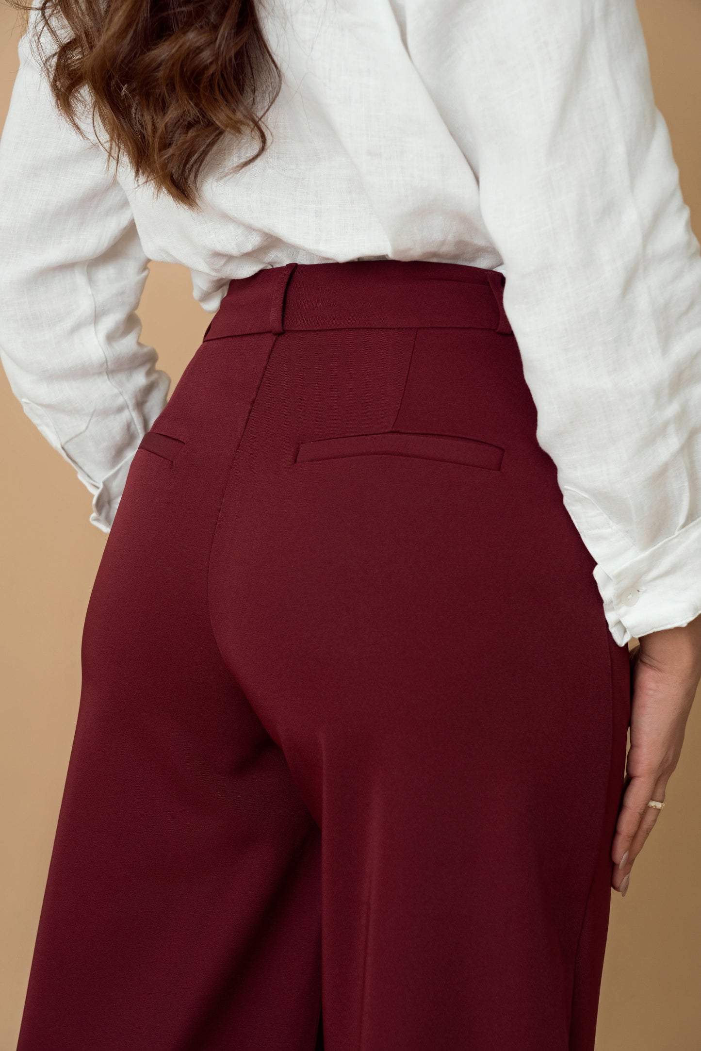 COCO TROUSER BURGUNDY