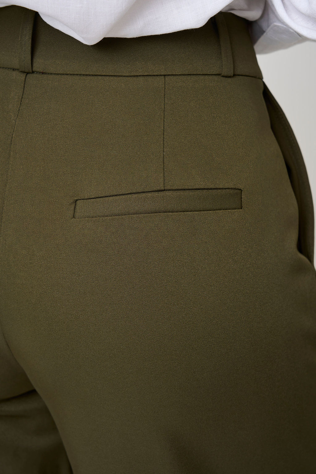 COCO TROUSER BELT LOOPS OLIVE