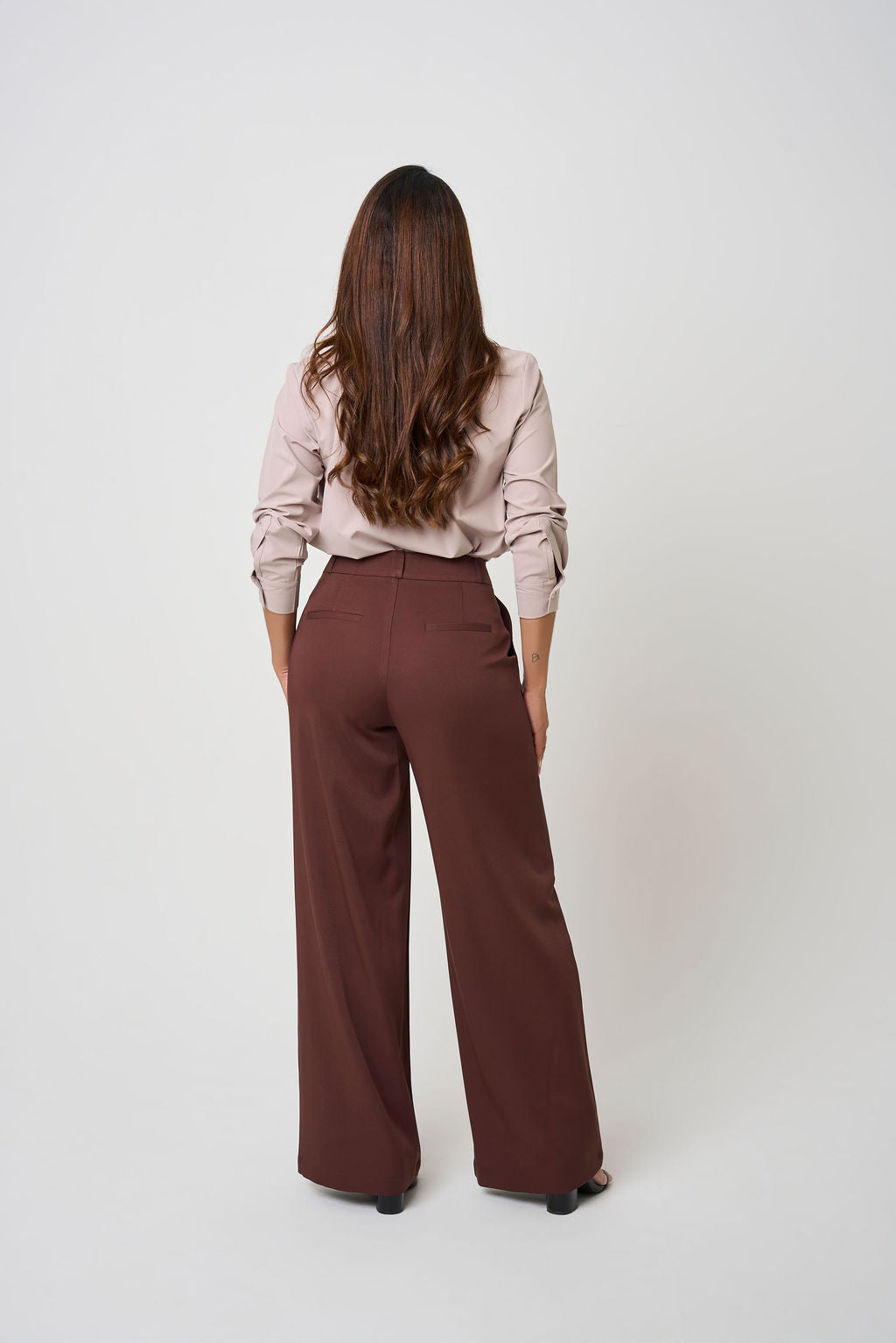COCO TROUSER BELT LOOPS COCOA