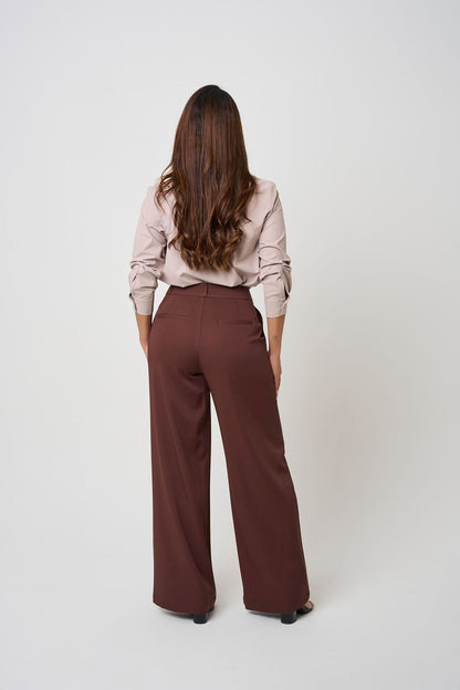 COCO TROUSER BELT LOOPS COCOA